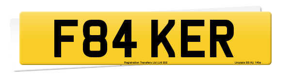 Registration number F84 KER